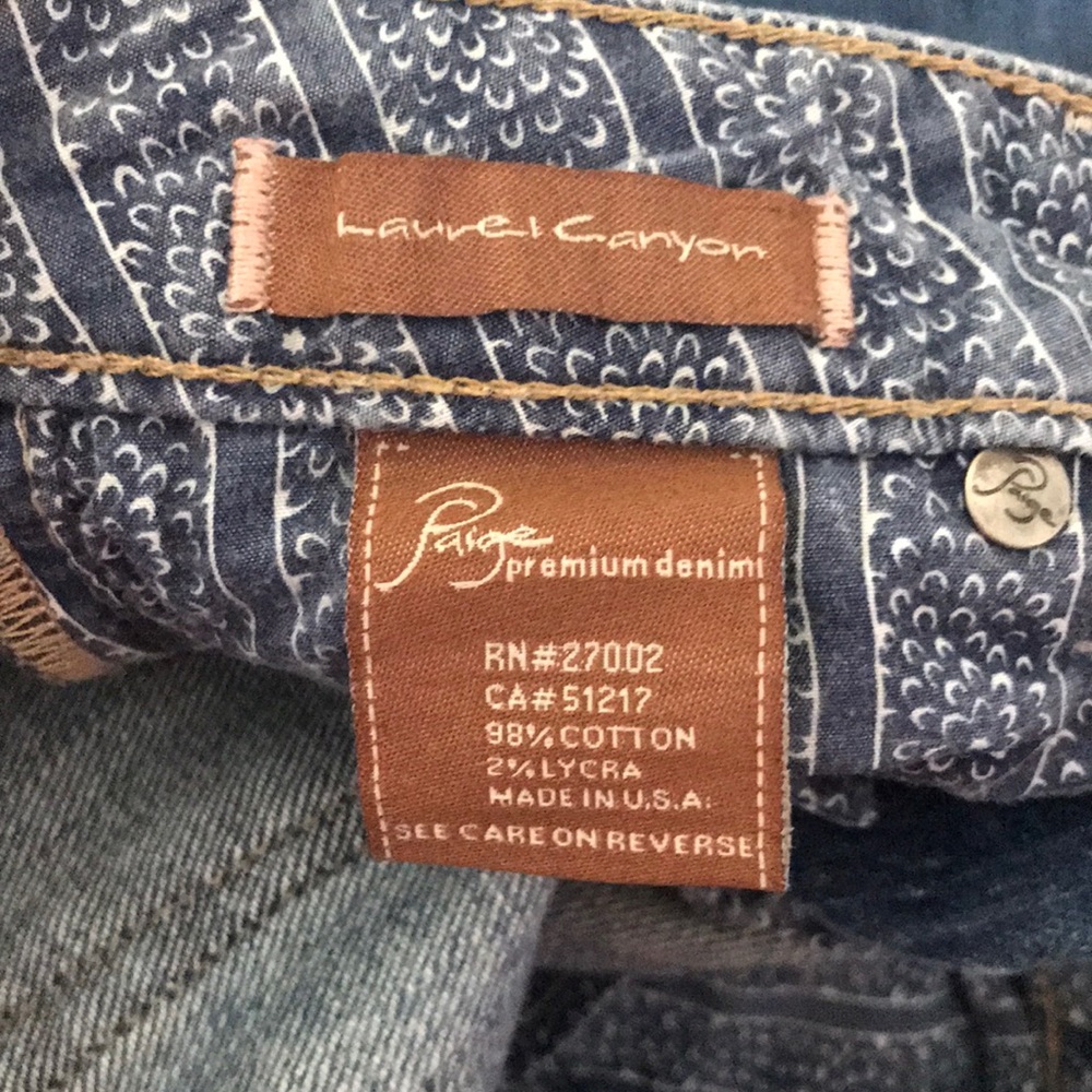 Paige Jeans, laurel canyon bootcut vintage style 90s 00s - Picture 7 of 8